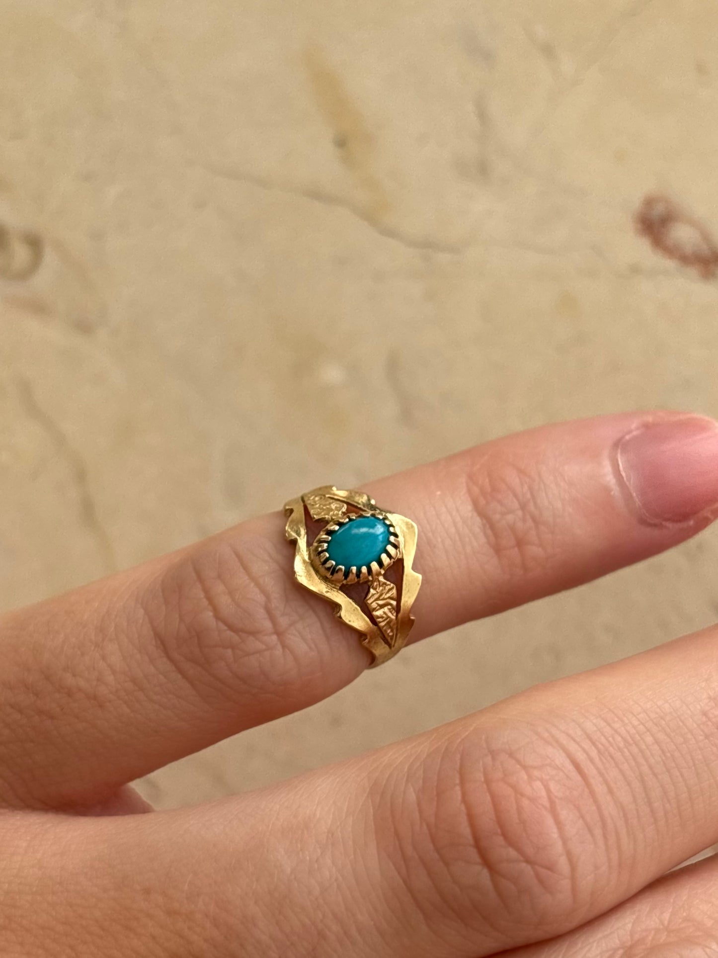 Turquoise Pinky Ring
