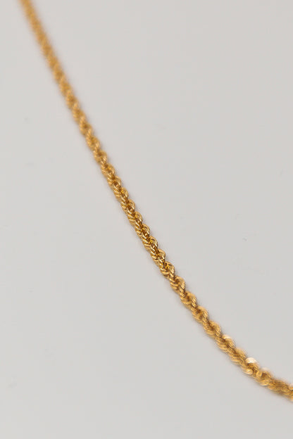 Twisted Gold Necklace