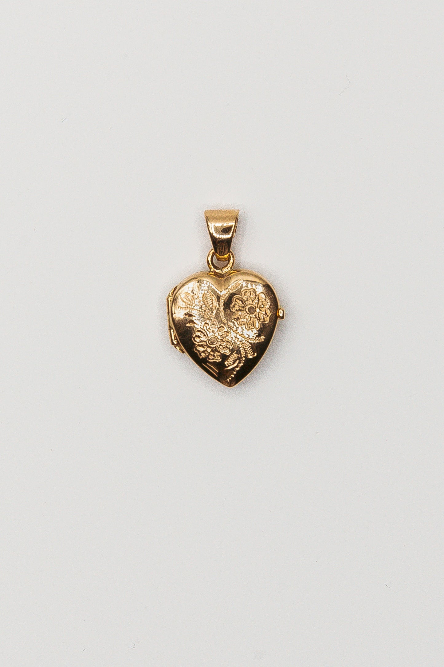 Flowers Heart Locket