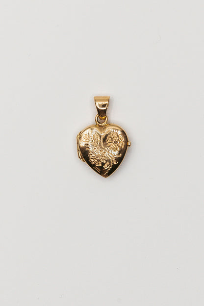 Flowers Heart Locket