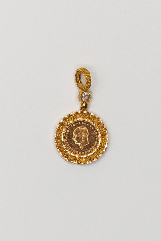 Small Turkish Coin Pendant