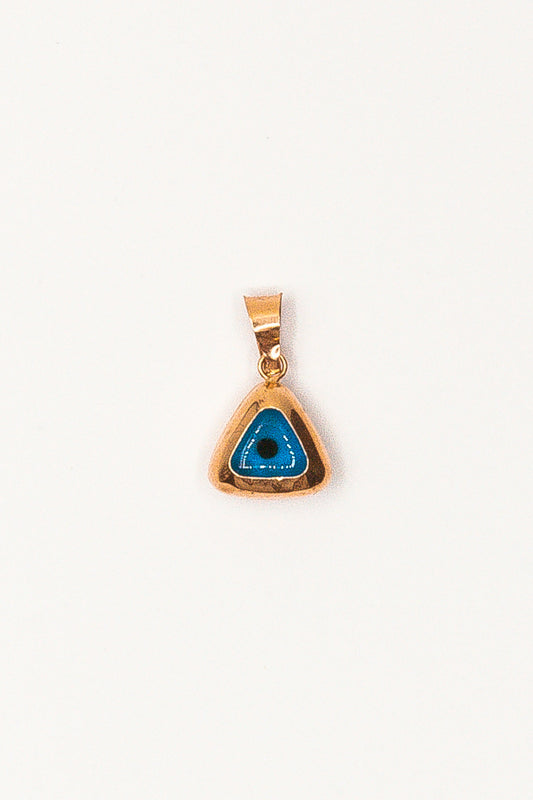 Triangle Rose Gold Eye Pendant