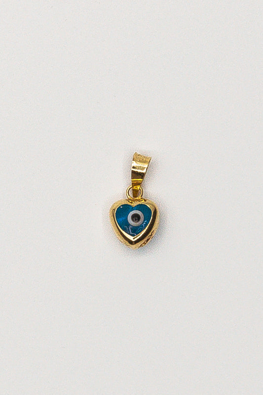 Heart Shaped Eye Pendant