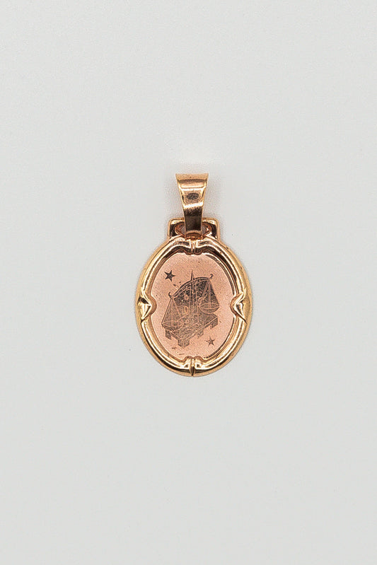 Rose Gold Libra Pendant