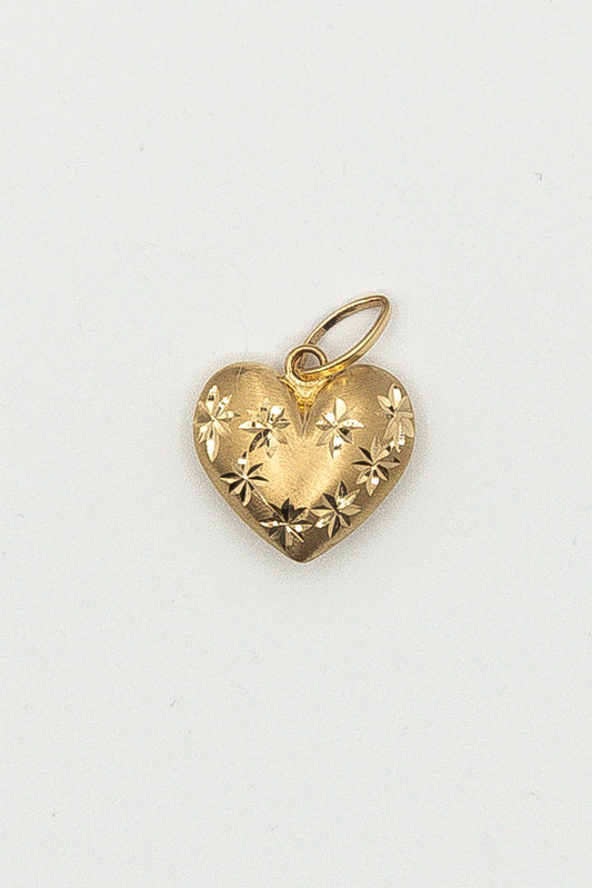 Heart With Stars Pendant