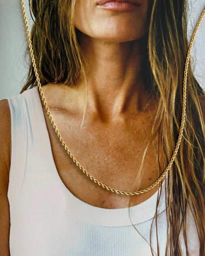 Twisted Gold Necklace