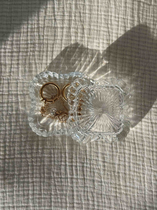 Vintage French Crystal Box