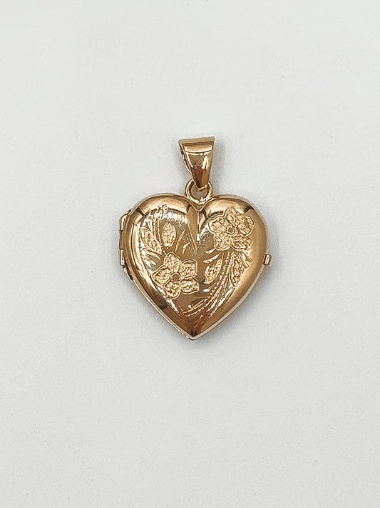 Floral Heart Locket