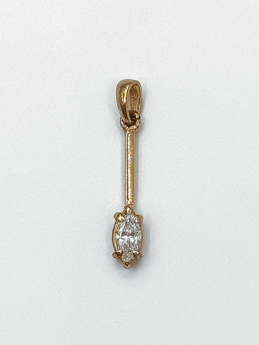 Long Diamond Pendant