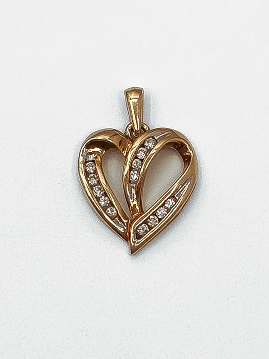 Diamonds Heart Pendant