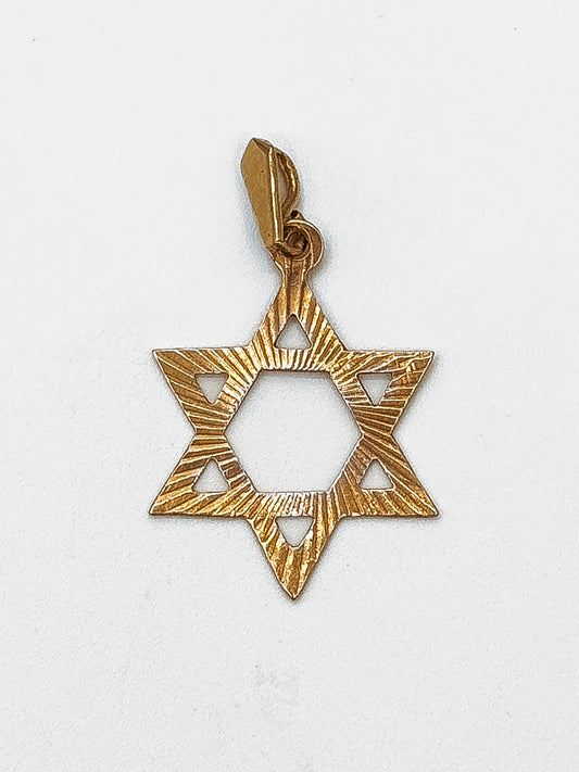 Flat Star of David Pendant