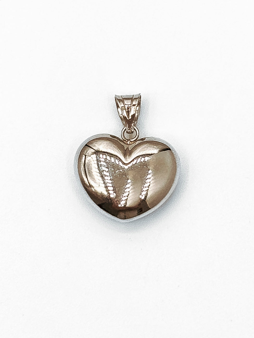 White Gold Heart Pendant