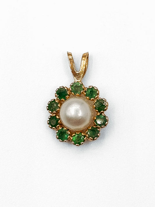 Emerald Pearl Pendant