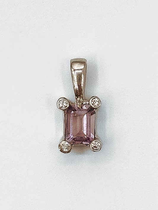 Purple Zircon Pendant