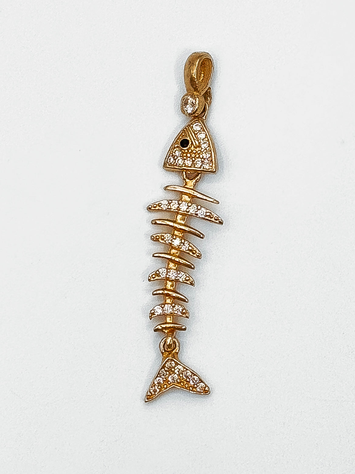 Fish Skeleton Pendant