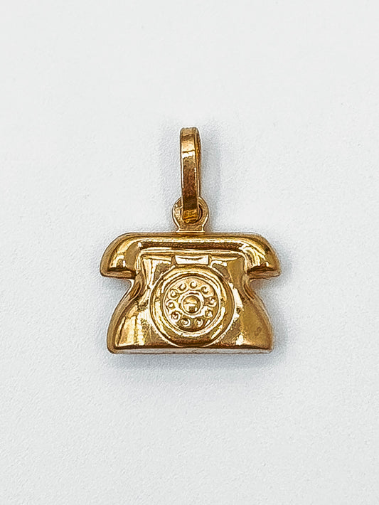 Vintage Telephone Pendant