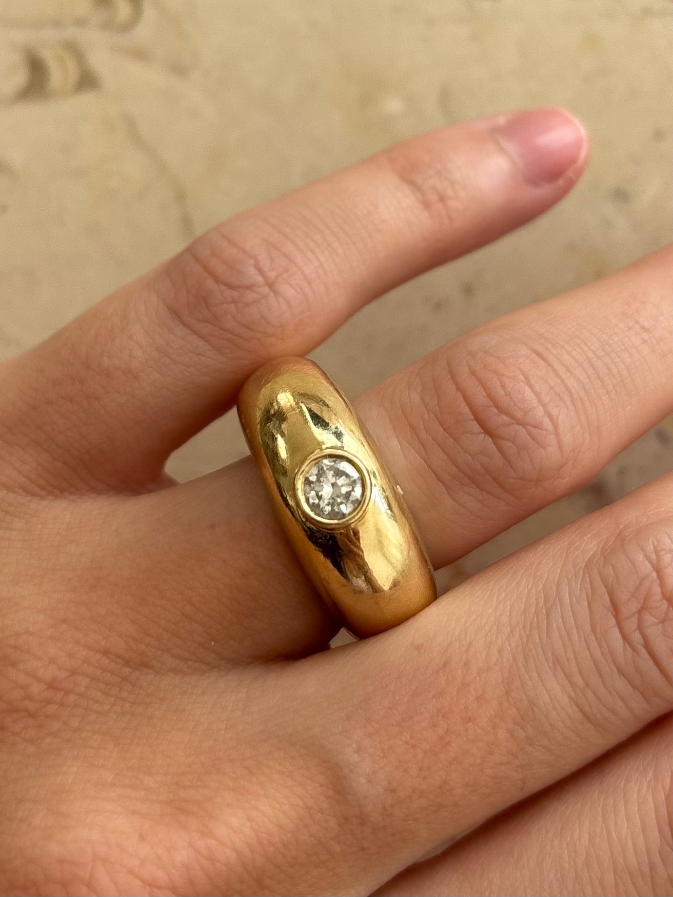 Chunky Diamond Ring