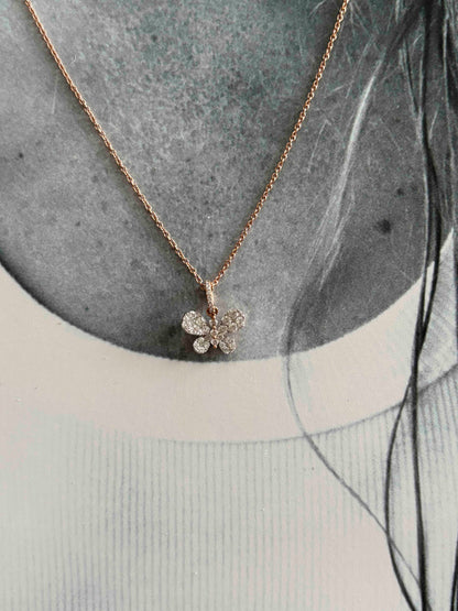 Diamond Butterfly Necklace