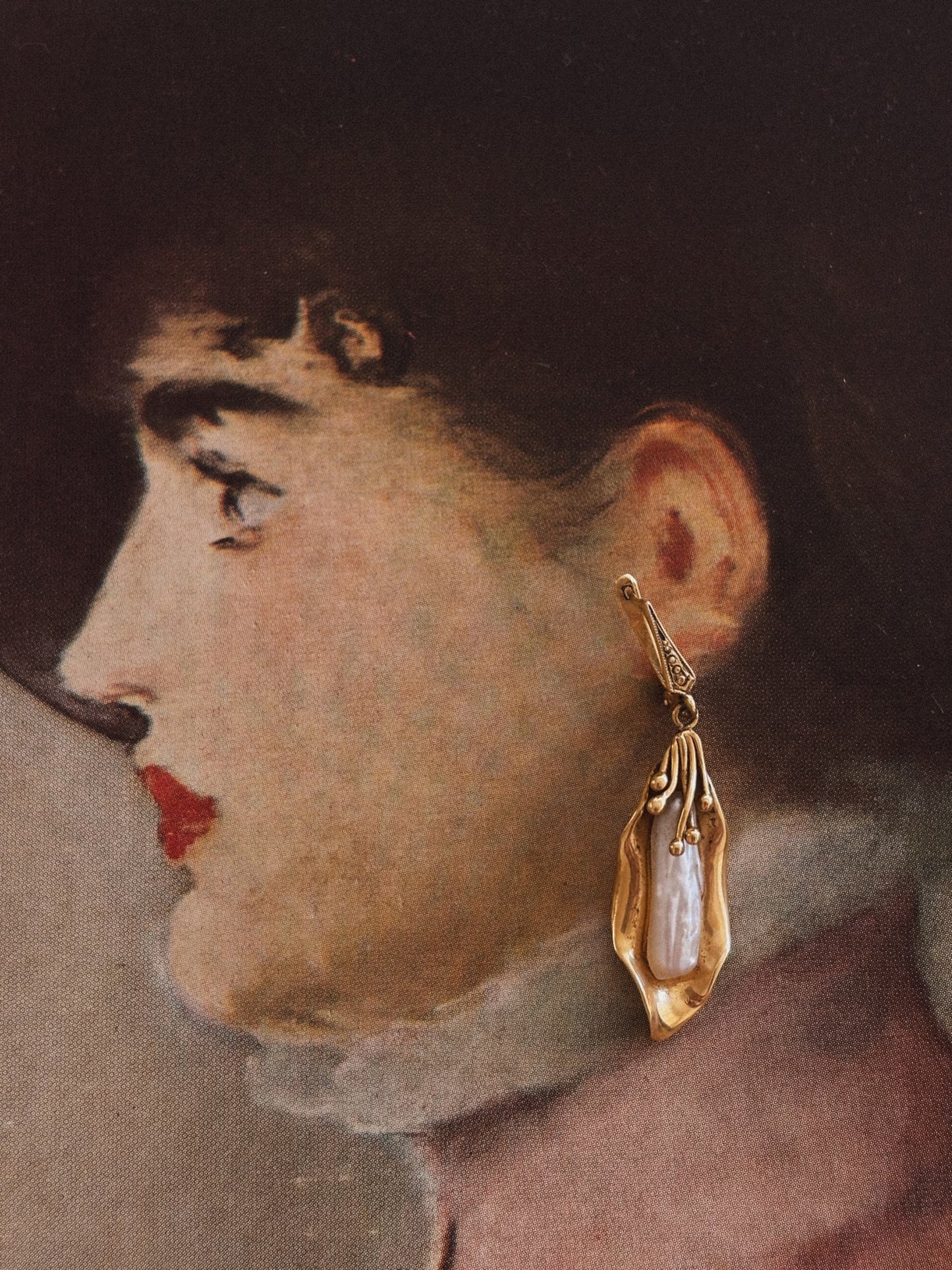 Single Calla Lily Earring