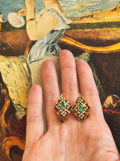 Emerald Earrings