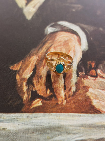 Turquoise Pinky Ring