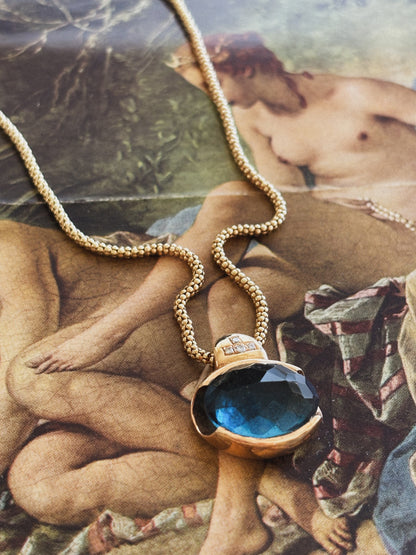 London Blue Topaz Necklace