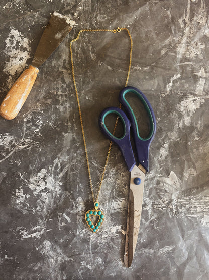 Turquoise Heart Necklace